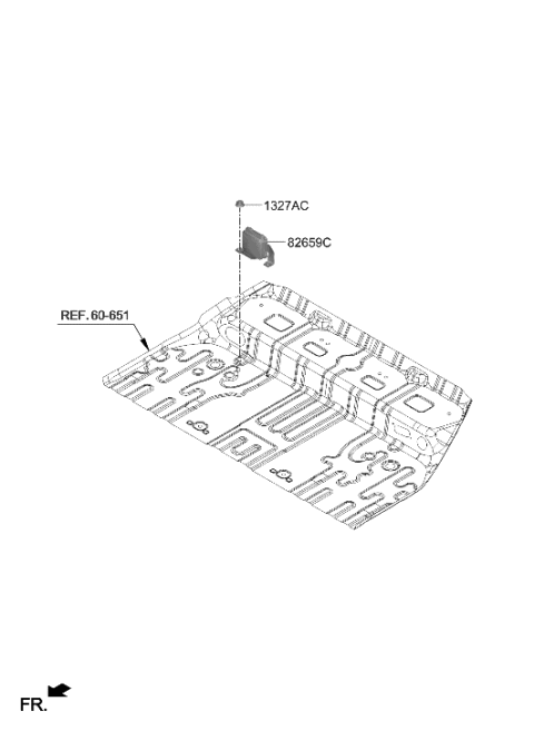 2022 Hyundai Ioniq 5 Front Door Locking Diagram 2