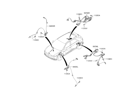 2023 Hyundai Ioniq 5 Hydraulic Module Diagram