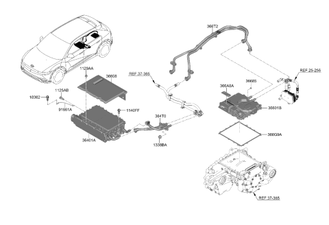 2023 Hyundai Ioniq 5 Electronic Control Diagram 2