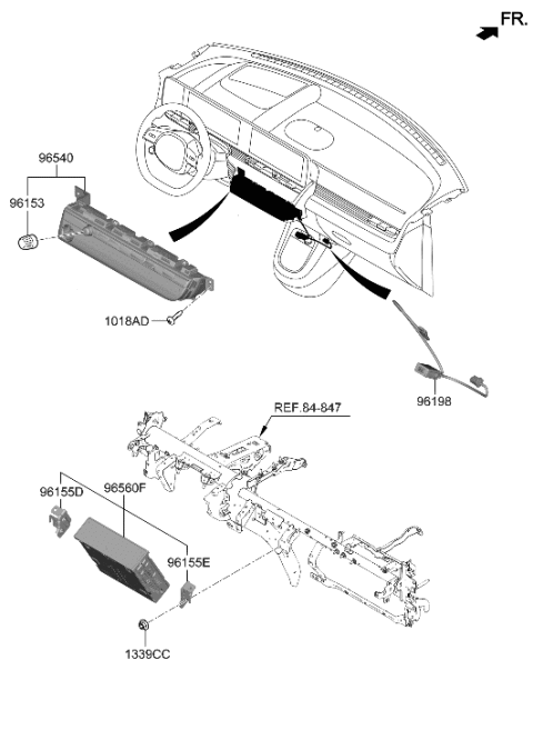 2023 Hyundai Ioniq 5 Information System Diagram