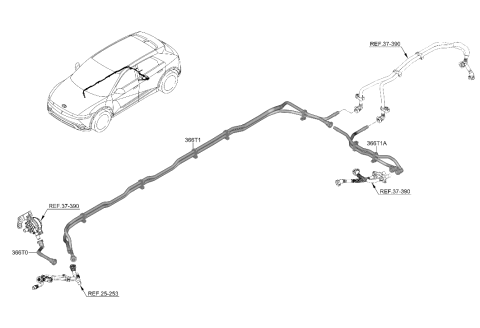 2023 Hyundai Ioniq 5 Traction Motor & Gdu Assy Diagram 2