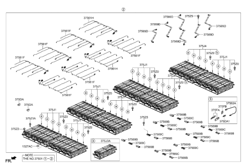 2022 Hyundai Ioniq 5 High Voltage Battery System Diagram 5