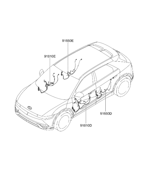 2022 Hyundai Ioniq 5 Door Wiring Diagram 1