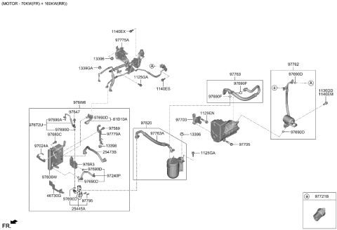 2023 Hyundai Ioniq 5 TUBE-RETURN Diagram for 25477-GI700