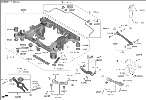 2022 Hyundai Ioniq 5 Rear Suspension Control Arm Diagram 2