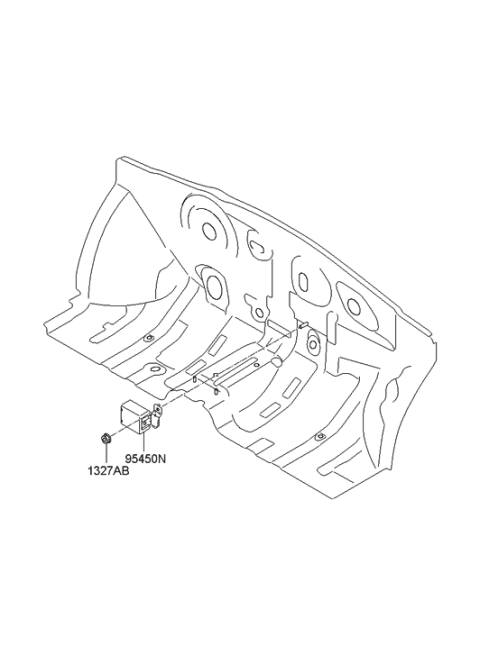 2010 Hyundai Veracruz ABS Sensor Diagram