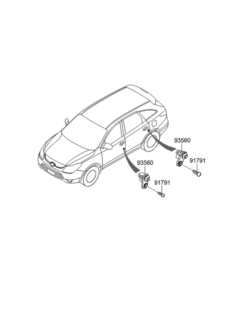 2007 Hyundai Veracruz Switch Diagram 2