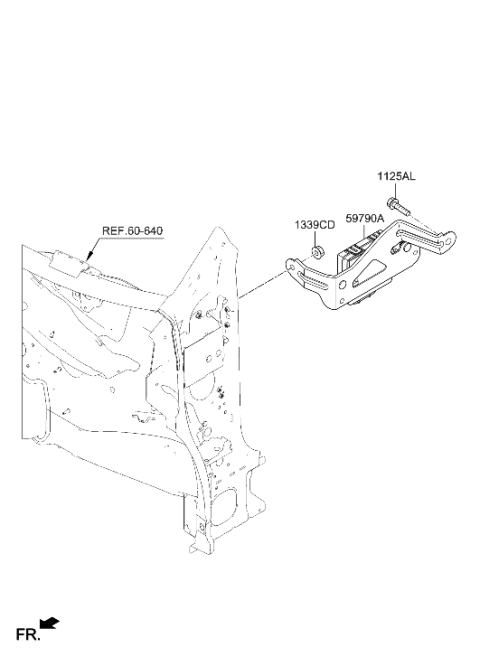 2021 Hyundai Ioniq E.C.U Assembly-Epb Diagram for 59790-G7010