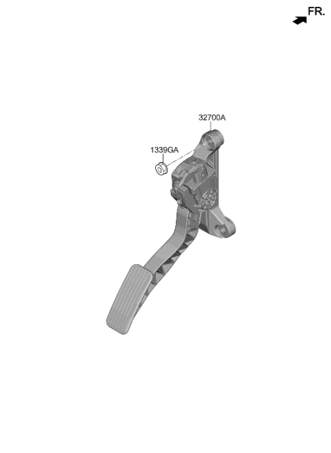 2020 Hyundai Ioniq Electric Accelerator Pedal Diagram