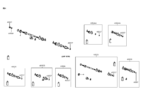 1996 Hyundai Tiburon Drive Shaft Diagram 1