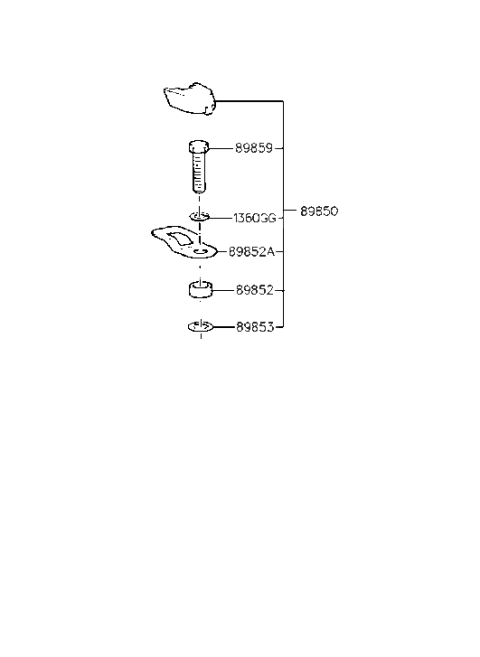 2000 Hyundai Tiburon Child Rest Holder Diagram