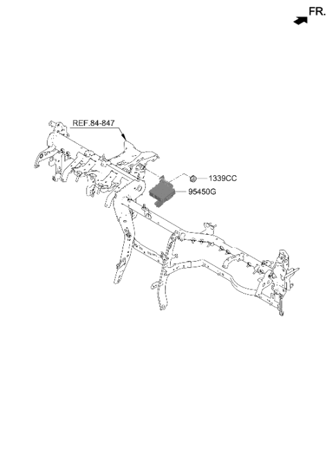 2023 Hyundai Genesis Electrified GV70 Steering Column & Shaft Diagram 2