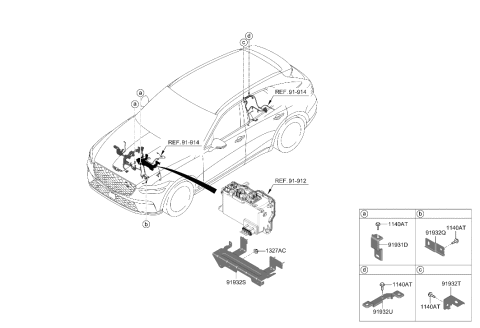 2023 Hyundai Genesis Electrified GV70 Electronic Control Diagram 2