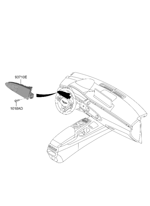 2023 Hyundai Genesis Electrified GV70 Switch Diagram