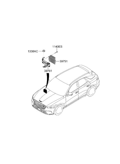 2023 Hyundai Genesis Electrified GV70 Electronic Control Diagram 3