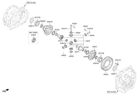 2015 Hyundai Santa Fe Transaxle Gear - Auto Diagram 2