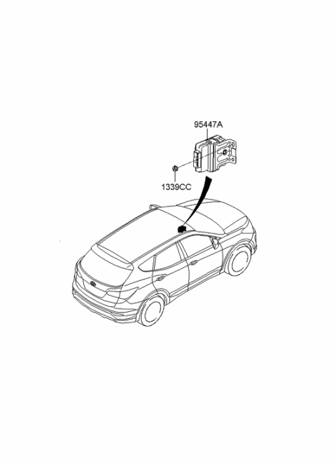 2013 Hyundai Santa Fe Transmission Control Unit Diagram