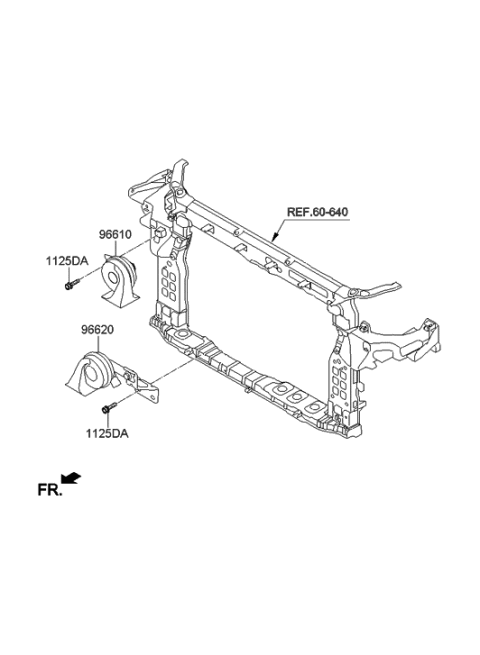 2013 Hyundai Santa Fe Horn Diagram