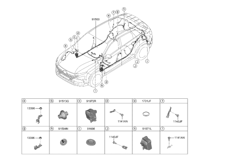 2023 Hyundai Nexo Floor Wiring Diagram 1