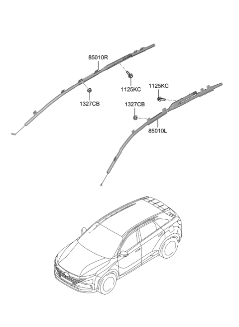 2022 Hyundai Nexo Air Bag System Diagram 2