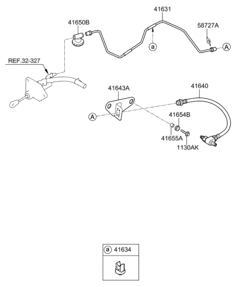 2009 Hyundai Santa Fe New Body Style Clutch Master Cylinder Diagram
