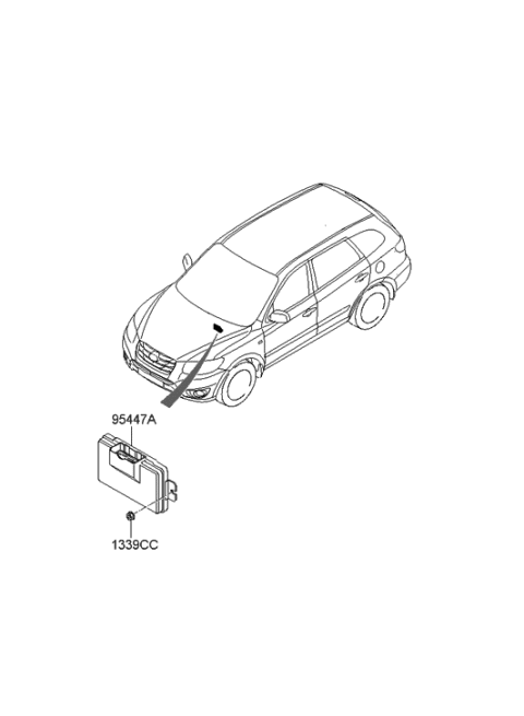 2009 Hyundai Santa Fe New Body Style Transmission Control Unit Diagram
