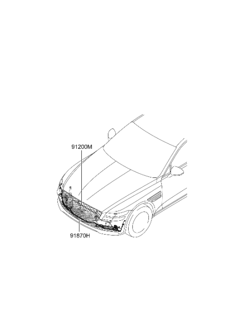 2022 Hyundai Genesis G80 Miscellaneous Wiring Diagram 2