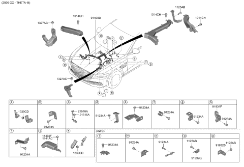 2022 Hyundai Genesis G80 Control Wiring Diagram 1