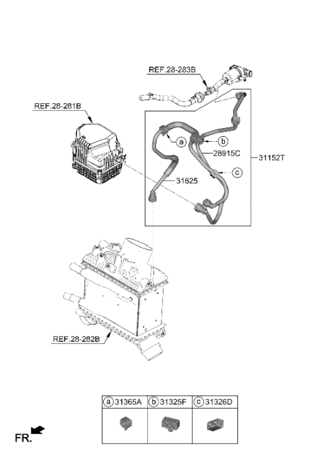 2023 Hyundai Genesis G80 Fuel Line Diagram 4