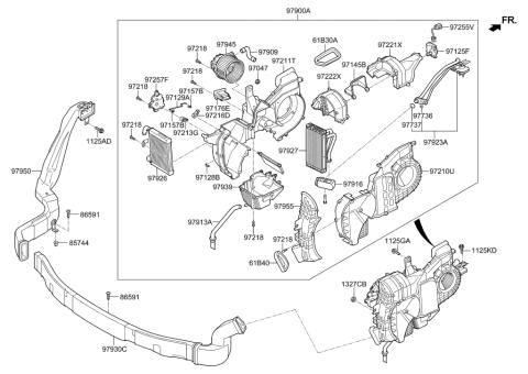 2019 Hyundai Santa Fe XL Transistor-Field Effect Diagram for 97235-1U000