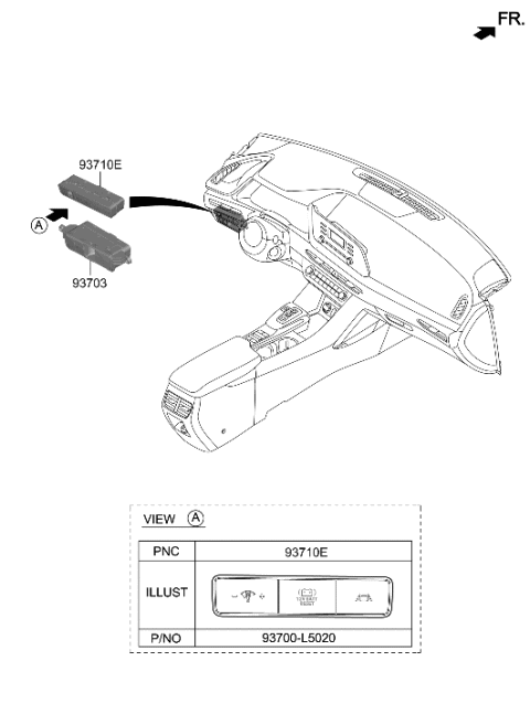 2022 Hyundai Sonata Hybrid Switch Diagram