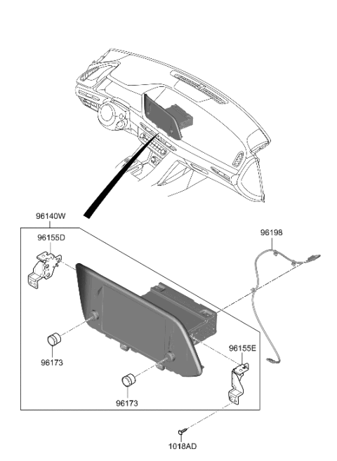 2022 Hyundai Sonata Hybrid Audio Diagram