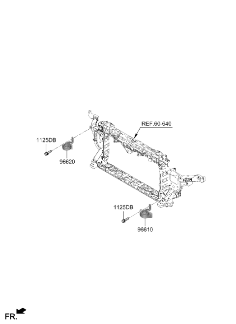 2022 Hyundai Sonata Hybrid Horn Diagram