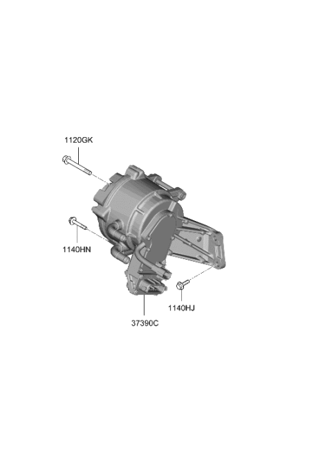 2020 Hyundai Sonata Hybrid Alternator Diagram