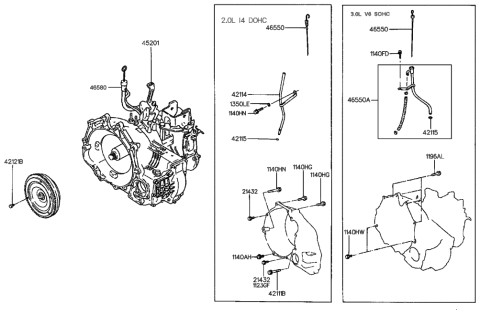 2015 Hyundai Equus Bolt Diagram for 11961-12403