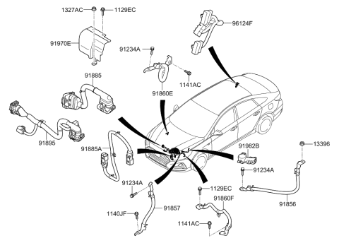 2019 Hyundai Sonata Hybrid Miscellaneous Wiring Diagram 2