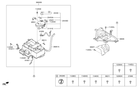 2018 Hyundai Sonata Hybrid Electronic Control Diagram 1