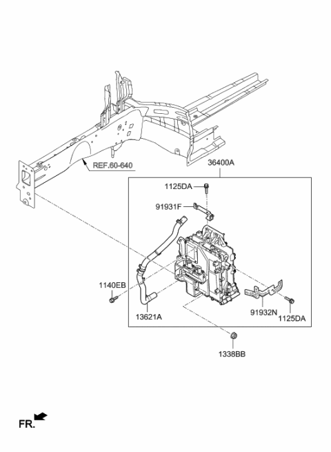 2018 Hyundai Sonata Hybrid Electronic Control Diagram 3