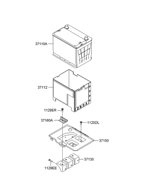 2007 Hyundai Sonata Old Body Style Battery Diagram