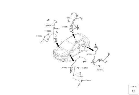 2023 Hyundai Kona Electric Hydraulic Module Diagram