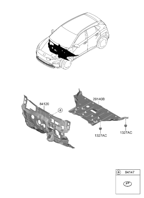 2022 Hyundai Kona Electric Isolation Pad & Plug Diagram 2