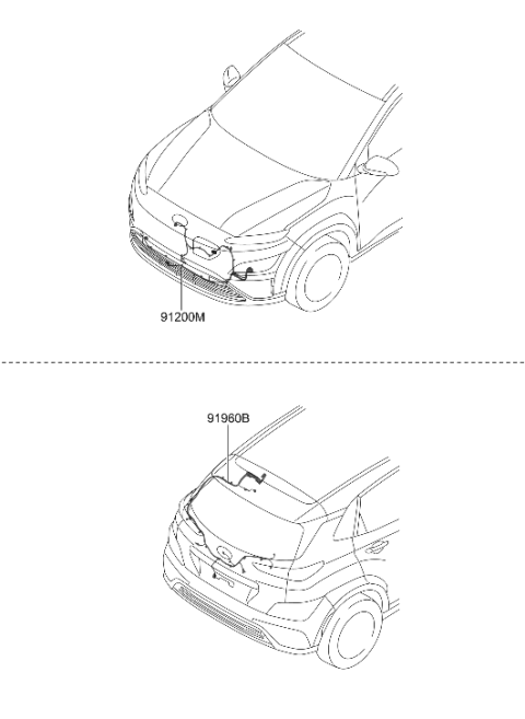 2022 Hyundai Kona Electric Miscellaneous Wiring Diagram 3