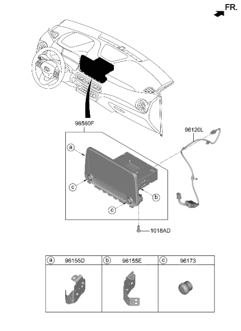 2022 Hyundai Kona Electric Information System Diagram