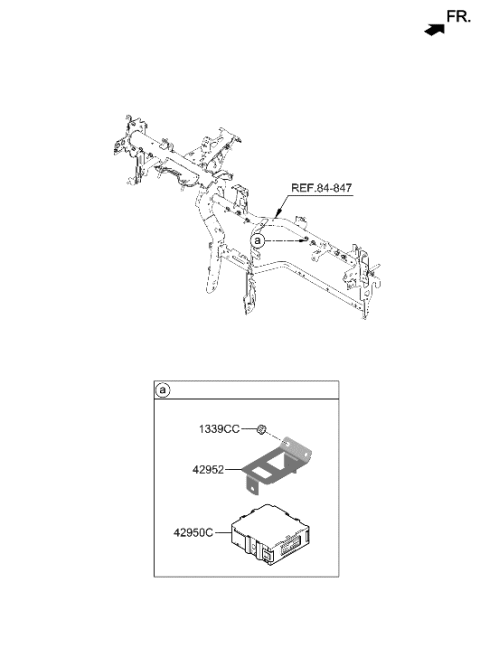 2023 Hyundai Kona Electric Traction Motor & Gdu Assy Diagram 2