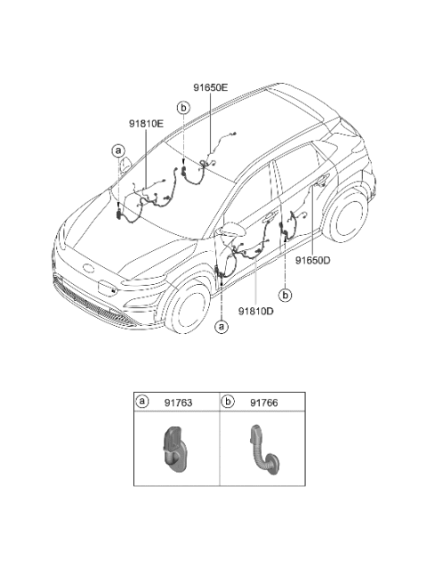 2023 Hyundai Kona Electric Door Wiring Diagram 1