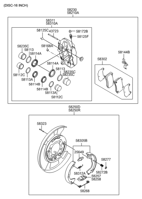 2015 Hyundai Genesis Coupe Rear Wheel Hub Diagram 2