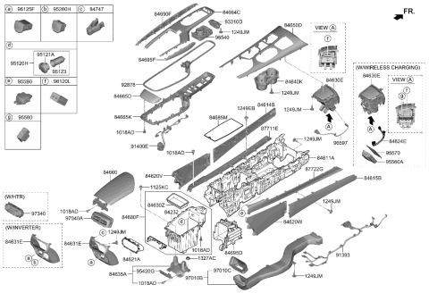 2022 Hyundai Genesis GV70 COVER ASSY-ACCESSORY SOCKET Diagram for 95122-AR000