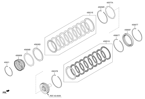 2022 Hyundai Genesis GV70 Transaxle Brake-Auto Diagram 1