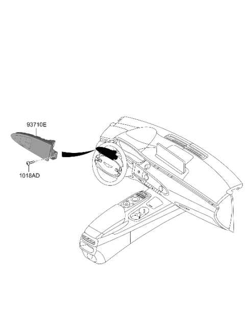 2023 Hyundai Genesis GV70 Switch Diagram