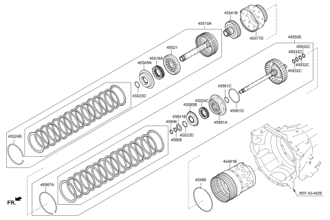 2022 Hyundai Genesis GV70 Transaxle Clutch - Auto Diagram 4